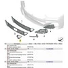 Bmw Oro Įsiurbimo Angos Apdaila Kairė 8 G14 G15 Originalus 51118074801