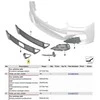 BMW Dešinioji Oro Įleidimo Angos Apdaila G14 G15 51118074802