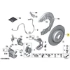 Bmw G20 G05 G06 G07 Ventiliuotas Stabdžių Diskas Originalus 34206880079