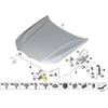 BMW G20 variklio dangčio kairės pusės užraktas originalus 51237468347