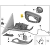 BMW G20 žiedas, palaikantis dešinįjį veidrodėlį Originalus 51167498200