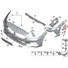 BMW G29 priekinio bamperio tvirtinimo įtaisas priekinis išorinis kairysis originalus 51118812075