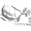 BMW G29 priekinio bamperio tvirtinimo įtaisas priekinis išorinis kairysis originalus 51118812075