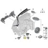 BMW G30 F90 G31 Rodiklio Žibintų Lizdas Originalus 63117410731