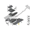BMW G30 F90 M5 Kairysis Apatinis Korpuso Panelis Originalus 51757340779