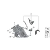 BMW G30 G11 E53 E70 E71 Priekinis alkūninio veleno sandariklis Originalus 11147647381