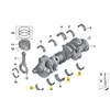 BMW G30 G11 G12 G14 G15 G16 X5 G05 X6 G06 X7 G07 Geltona Guolių Šelis Originalus 11218606300