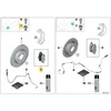 Bmw Remonto Rinkinys Stabdžių Trinkelės Be Asbesto G30 G31 X3 X4 Originalus 34106884492