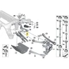 BMW G31 G32 Dešinysis valdymo svirtis su guminiais įdėklais originalus 33326861120