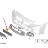 BMW G87 M2 priekinio numerio laikiklis originalus 51138081233