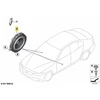 BMW Galinės Durys Vidutinio Diapazono Garsiakalbis G20 G21 G22 G23 G26 Originalus 65132622560