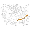 BMW Galinio Bamperio Difuzinis Stiklas F06 F12 F13 51128052677