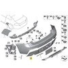 BMW Galinio Bamperio Įdėklas 1 F20 F21 51128051945 Originalus 51128051945