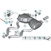 BMW Galinio Izmetimo Atramos Kairys 3 E90 E92 E93 Originalus 18207841081