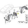 BMW Galinio Priekinio Dešinio Rato Dėžės Danga 7 F01 F02 Originalus 51717185160