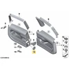 BMW Galinio Skylinimo Atspindžio Žibintas Originalus 51492756206