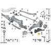BMW Galinio Stabdžių Kairiojo Apatinio Dangtelio Dėklas Originalus 33326858413
