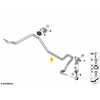 BMW Galinio Stabilizatoriaus Šarnyras D19mm E46 Z4 E85 E86 Originalus 33551094545