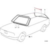 Bmw Galinio Stiklo Dangos Juostele Originalus 51311947248