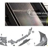 BMW galinio vilkimo kablio kablio dangtelis Primered 51128061605 Originalus