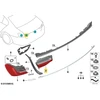 Bmw Galinis Žibintas Bagažinės Dangtyje Dešinėje G11 G12 2018 2019 Originalus 63219854644