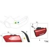 Bmw Galinis Žibintas Šoniniame Skydelyje Kairėje F30 F80 Originalus 63217369117