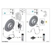 Bmw Galinių Stabdžių Trinkelių Rinkinys G30 G32 G11 G12 Originalus 34216885452