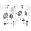 BMW Galios Diskas Svorio Ventiliuotas Kairysis 34116875283