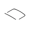 Bmw Gasket Stiklo Dangos Galinis 3 F31 F34 Originalus 54107342840