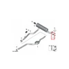 BMW F20 F21 Guminis tvirtinimas originalus 18208587578