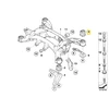 BMW Gumos Montavimo Priedas X5 E70 X6 E71 Originalus 33316791393