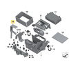 BMW Gumos Tvarstes Riemens R 1200 GS R 1250 GS 61218525794 Originalus