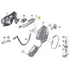 BMW hibridinis M5 F10 F11 F11 F18 518d 520d valdymo strypas dešinysis originalus 51217175648