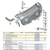 BMW Hybrid 3 M3 M4 GTS F30 Apdailos skydo vyris kairėje pusėje 51497255695 Originalus