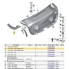 BMW Hybrid 3 M3 M4 GTS F30 Apdailos skydo vyris kairėje pusėje 51497255695 Originalus