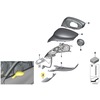 BMW I8 I12 Priekinis Kairys Veidrodis Išorinis Įėjimo Dekoras Originalus 51167393271