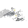 BMW Išmetimo Vamzdis/Turbo Gasket G30 G11 G12 G14 G15 Originalus 11628600289