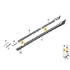 BMW Išorinis Trim Rocker Molding Rivet Originalus 07147213303