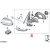 BMW Išorinis Veidrodis Kairysis Šildomas 5 F07 GT 530d 51167283667 Originalus