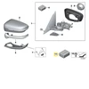 BMW Išorinis Veidrodis Remonto Komplektas 5 G30 7 G11 Originalus 51167460316