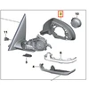 BMW iX3 G08 BEV LCI kairysis atraminis žiedas Shadow-Li originalus 51165A4A595