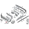 BMW Juostelės Priedas Priekinis Dešinys MINI F55 F56 F57 Originalus 51627382172