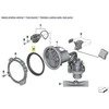 BMW K08 K09 K21 K22 K23 K27 K32 K33 K42 K46 K47 K51 tarpinė originali 16117700995