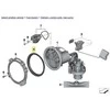 BMW K08 K09 K21 K22 K23 K27 K32 K33 K42 K46 K47 K51 tarpinė originali 16117700995
