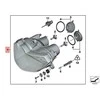 Bmw K1200 R Sport K1300 R Žibintai 2005 2007 Originalus 63127713390