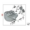 Bmw K1200 R Sport K1300 R Žibintai 2005 2007 Originalus 63127713390