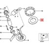 BMW K1200 RS K1200 LT K1200 GT Gasket Originalus 16142347285