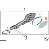 Bmw K1600 Gt Gtl Spiegelglas Links Originalus 51167727521