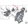 BMW K18 K19 C600 C650 Vandens siurblio dangtelio varžto kištukas originalus 11517729957