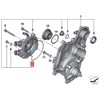 BMW K18 K19 C600 C650 Vandens siurblio korpuso tarpinė originali 11517729664